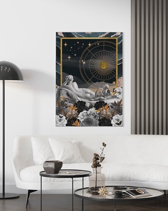 Plakat GARDEN OF EDEN (KOLAŻ), Agnieszka Osiecka RYSUJĘ BO SIĘ NUDZĘ