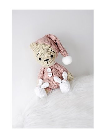 Śpioch w różowej piżamce - beż, Lollipop