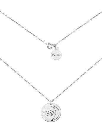 Srebrny medalion z symbolem serca, SOTHO