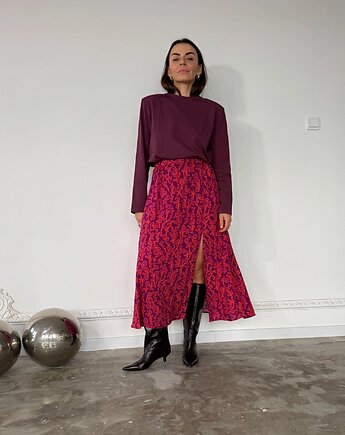 Longsleeve Art mauve wine, Patchouli