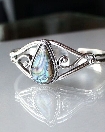 Masa perłowa elegancka bransoletka otwarta, KEIT