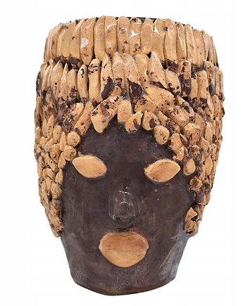 Doniczka Ceramiczna Głowa Bill. Doniczka Ręcznie Robiona (Handmade), Sklep Angelos