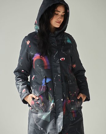 Kurtka parka zimowa - Rainbow, Pracownia FIO