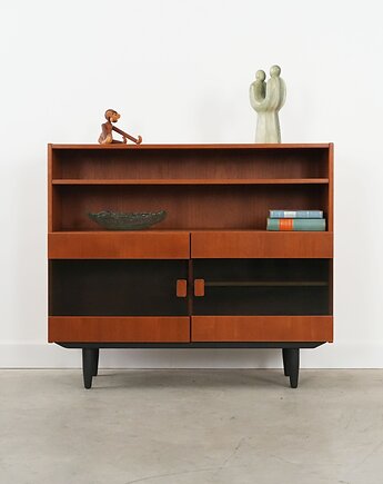 Szafka tekowa, duński design, lata 70, produkcja: Denka, Przetwory design