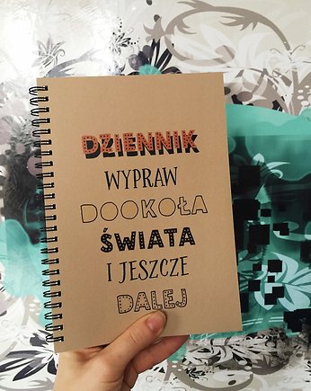 Dziennik wypraw dookoła świata i jeszcze .., notes, Sowia Aleja
