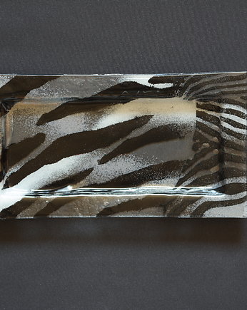 PATERA PROSTOKĄTNA ZEBRA 19cm X 35cm, MartaWojciechowska