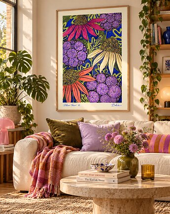 Plakat Flower Power 01, dana maczynska
