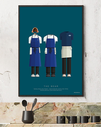 The Bear - plakat 50x70 cm, minimalmill