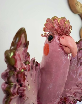 Rajski ptak - rzeźba ceramiczna, LaKama