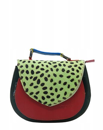 Torebka damska skórzana 4w1 obrotowa klapka, rączka, pasek unikatowa OLIVKA, Olivka Warsaw