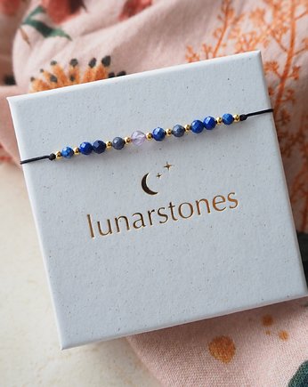 Bransoletka Zodiak PANNA, Lunarstones