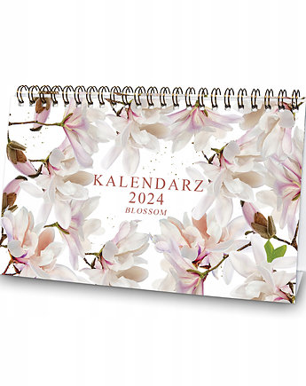 Kalendarz biurkowy 2024 Blossom na biurko stojący, Planerum