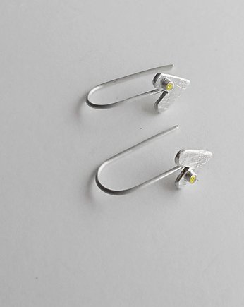 Kolczyki srebrne SERDUSZKO