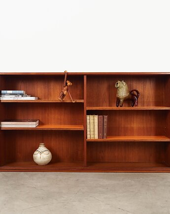 Regał tekowy, niemiecki design, lata 70, produkcja: RT M, Przetwory design