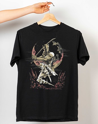 Koszulka  z nadrukiem Genji nocą, ART ORGANIC