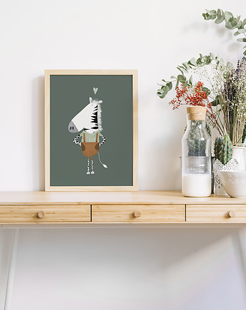 Plakat Zebra , Karka