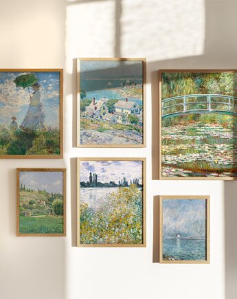 Zestaw Plakatów Vintage Monet II A4 A3, Storelia
