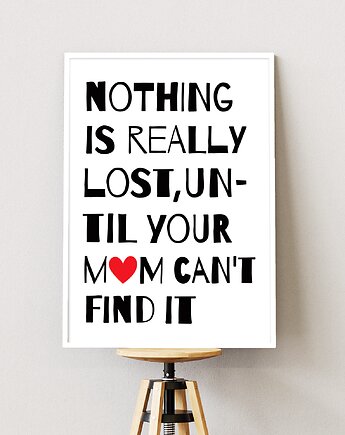 Nothing is really lost. plakat, milostudio