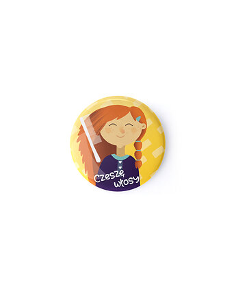 Magnes do Planerów dla dzieci Czeszę włosy, Planu