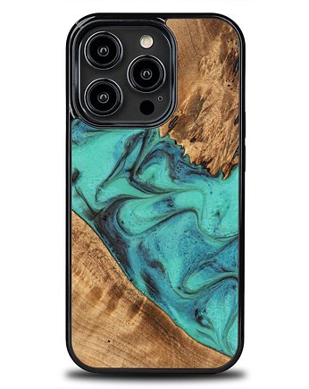 Etui Bewood Unique - iPhone 14 Pro - Turquoise, OSOBY - Prezent dla Chłopaka
