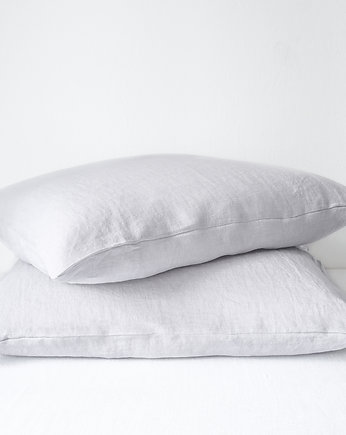 Lniana Poszewka Na Suwak LIGHT GRAY, so linen!