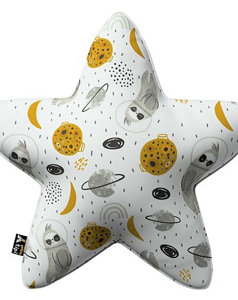 Poduszka Lucky Star biało-szara, Yellow Tipi