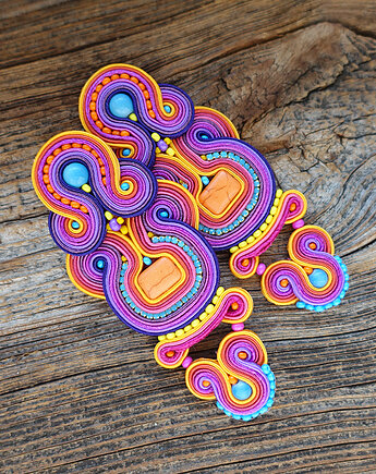 Orientalne kolczyki sutasz, Mró Soutache