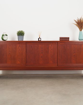 Sideboard tekowy, duński design, lata 60, produkcja: Skovby, Przetwory design