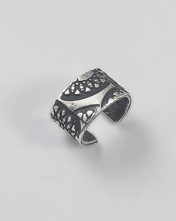 Nausznica BAROQUE srebro na środek ucha, COCONUT