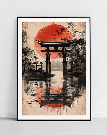 Plakat Cisza pod bramą Torii, Harvest Maison