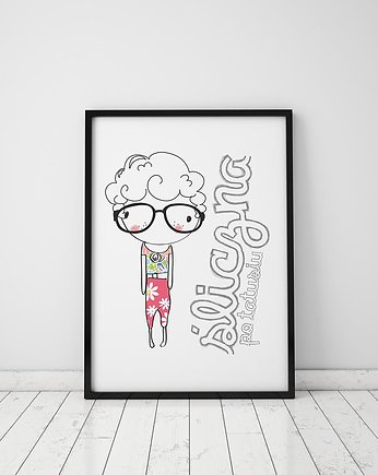 Plakat. Śliczna po tatusiu, Love Life and Forest