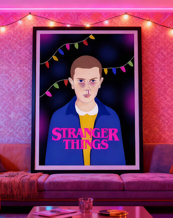 Plakat Stranger Things - Eleven, Natka Wieczorek ilustracje