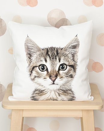 Poduszka Z Nadrukiem - Kot, OKAZJE - Prezenty na 18 dla syna