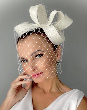 Fascynator ślubny okazjonalny /inne kolory, Monika Saxton luxurious millinery