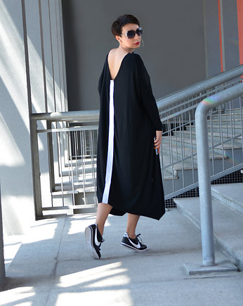 New T U N I K A  M A X I  BLACK, momo fashion