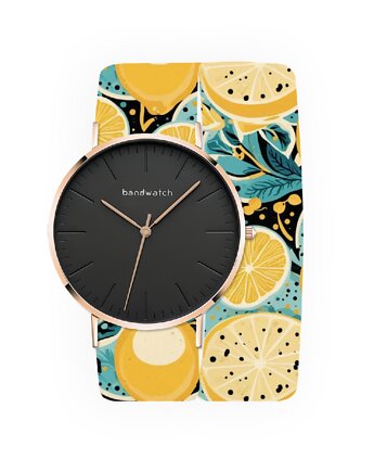 Zegarek damski wiązany - Sunny Peel - Tarcza Różowe złoto, Bandwatch