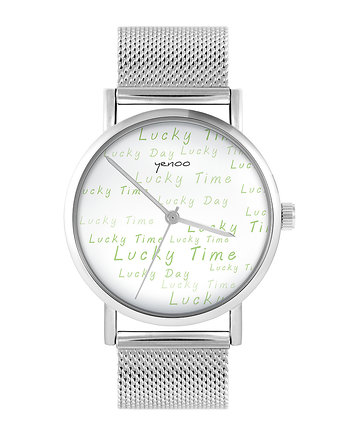 Zegarek - Lucky day - bransoleta mesh, yenoo