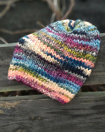 Baśniowy ogród / czapa, agat handmade