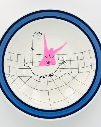 Golaska samotna kąpiel, arent plates