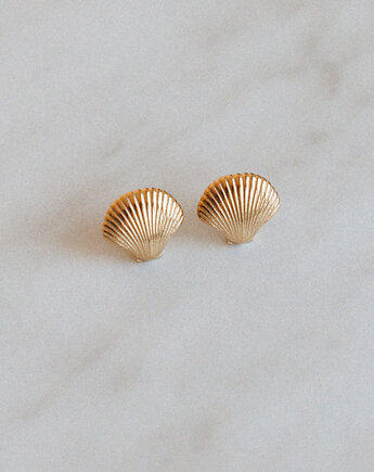 Kolczyki Golden Seashell, Majova biżuteria