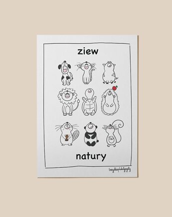 Plakat - Ziew natury, brzydkieplakatyagaty