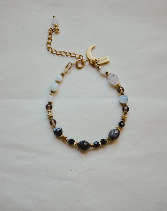 Bransoletka Landrynek N.5 mix kamieni, Okruszek Biżuteria