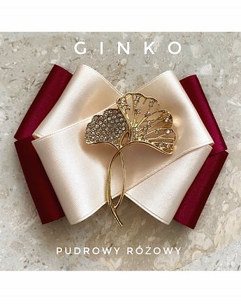 Brosza GINKO Nowość Glamour, Pudrowy Różowy