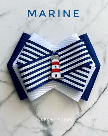 Brosza Marynarska MARINE NOWOŚĆ!, Pudrowy Różowy