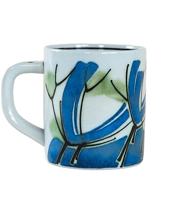 Kubek porcelanowy, duński design, 1981r., Mogens Andersen, Royal Copenhagen, Przetwory design