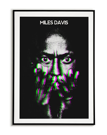 Plakat Miles Davis-Plakat z piosenkarzem-Muzyka, Bajkowe Obrazki