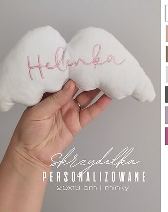 Skrzydełka - ozdoba, pamiątka  haft  kolory  prezent, Little Angels