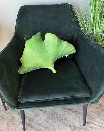 Zestaw Poduszek Liść Zielony Miłorząb Ginkgo, poduszkownia