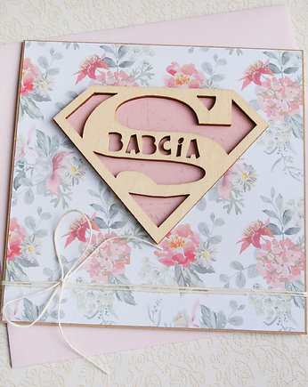 Super Babcia : kartka na Dzień Babci, kaktusia