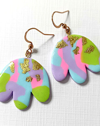 Pastelowe Kolczyki Tulipany, OMIFIMO